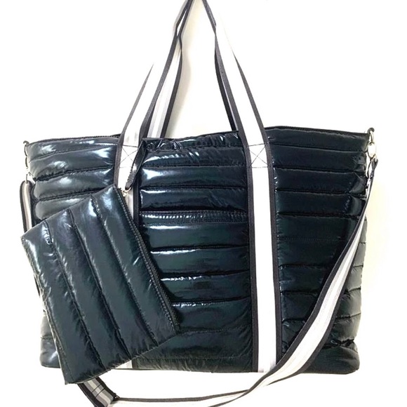 Black Puffer Tote - Picture 3 of 4